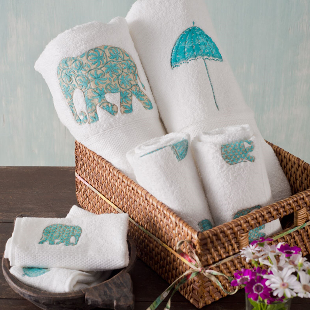 Mysore Green Earth Towel(set of 6)